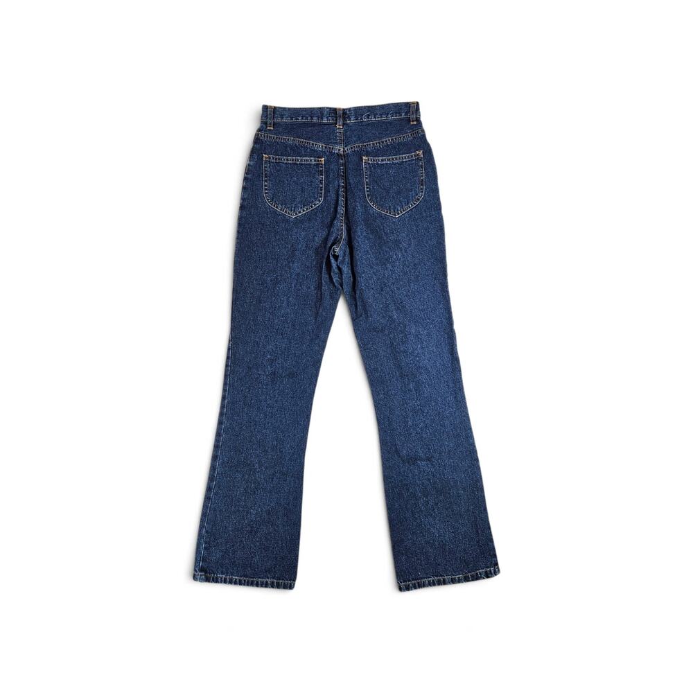 Y2k Euro Jeans High-Rise Flared Embroidered Fairycore Boho Festival - Size 28 - Picture 2 of 7